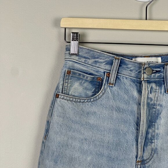 Denim Forum BF High Rise Loose Jeans Light Wash - Picture 5 of 15